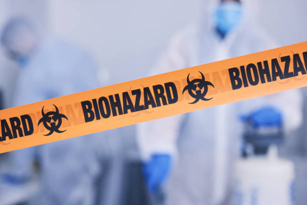 Professional Drug Lab Cleanup technician working in Monmouth Beach, NJ